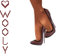 Pumps w net pale purple