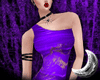 Violet Ragged Dress
