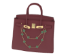 Chain birk bag wine