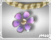 !Necklace P Flower gold