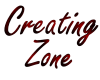 Red Creating Zone Sign