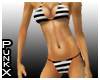 PX Bikini White Striped