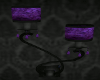 [L]Purple/Blk Wall Lamp