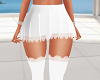 Bbg White Rls Skirt