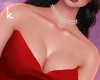 K' Red dress