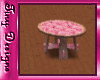 Tiny Pink Rose Table