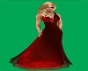 Burgandy Red Gown