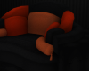 Black / Orange Big Chair