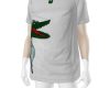 Polo Lcst White Green