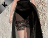 K | Black Lace Skirt
