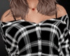 Blouse Black Plaid