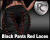 Black Pants Red Laces