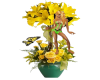 Yellow floral bouquet