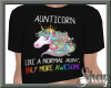 Aunticorn Unicorn Tee
