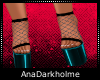 [AD] Noir Teal Fishnet