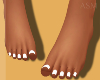 Summer White Toes