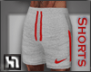 [H1] Gray/Red Shorts
