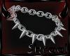 S|Spiked Choker - Silver