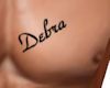 (M) Debra chest tat