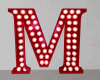 Anim Red Letter M Sign