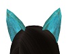 SL Blue&Green Fur Ears