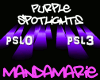 Purple Spotlights