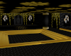 black gold party room