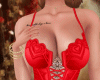 $. ❥ VDay Dress Red