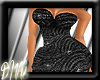 SEQUINCE DIVA GOWN BLK