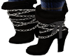 {DJ} Black Chained Boots