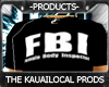 [KL]FBI shirt. black