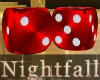 Kissing Dice (Red)
