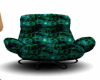 Blue/Green Lounge Chair