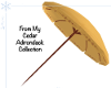Adirondak Cedar Umbrella