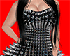 Black Spiked Dress N10