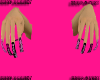 pink skull nails