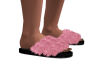 Pink & Black Slippers