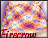 Rainbow Plaid Skirt