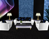 Couples White Couch Set 