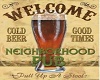 Neighborhood Pub Sign