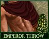 Emperor Throw Red