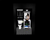 black n white bathroom