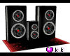 (KK) Speakers Red