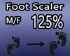 Scaler Foot - 125% M/F