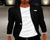 Black Blazer Casual Top