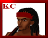 $KC$ Red Headband