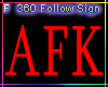 ☢ F 360 AFK Head Sign