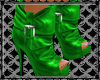 [MB] Leather Boots Green