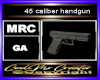 45 caliber handgun