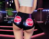 Stop Sign Hotpants